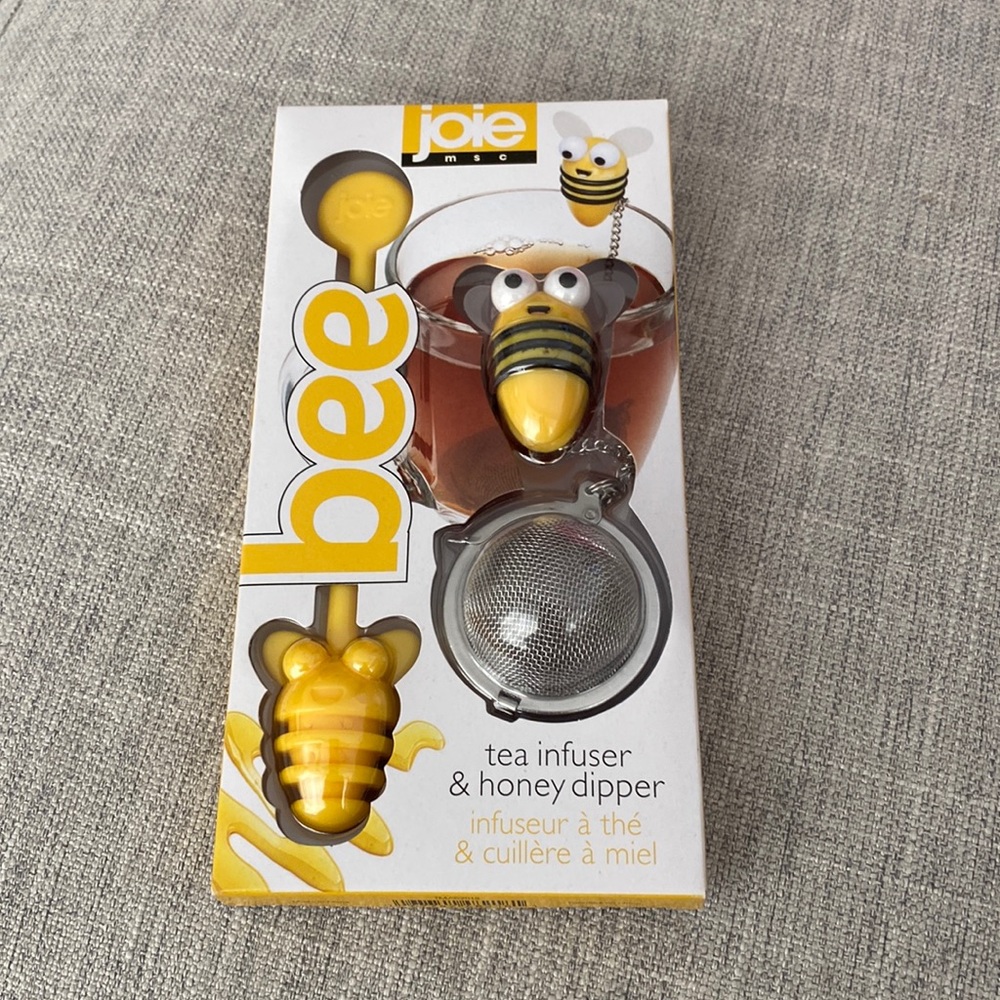 Joie honey dipper and tea strainer Brand new in box